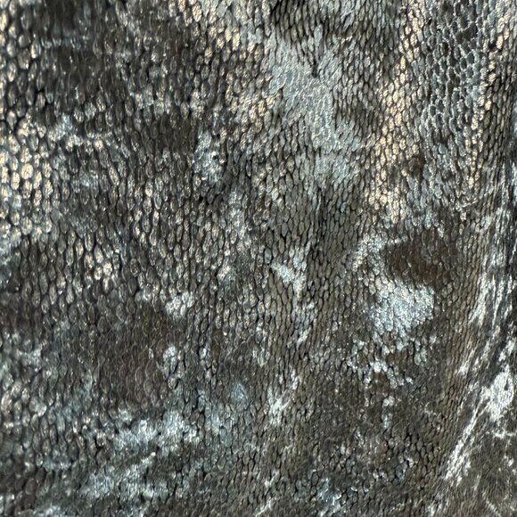 Allegra K Glitter Exotic Faux Snake Print Spaghetti Cami Tank Top Medium Blue - Picture 3 of 6